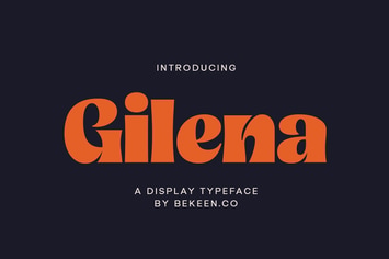 Gilena Display Font