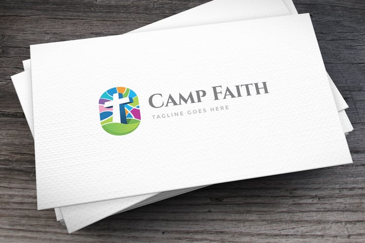 Camp Faith Logo Template