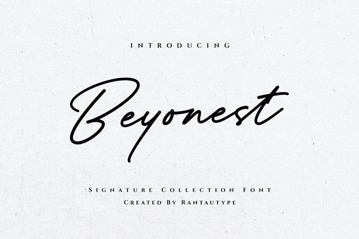 Beyonest Signature Font
