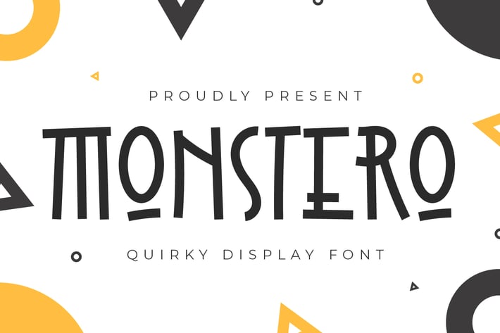 Monstero - Display Font