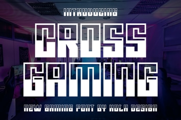 Cross Gaming Font