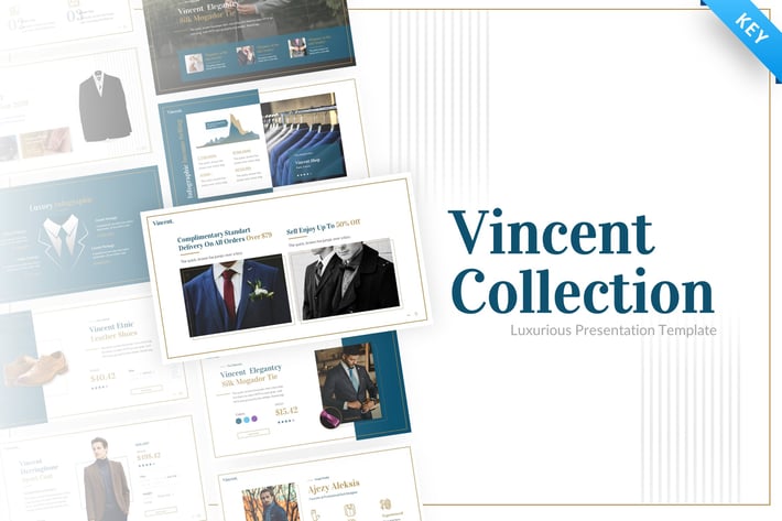 Vincent Luxury Presentation Keynote Template