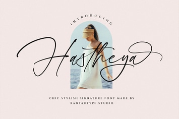 Hastheya Chic Stylish Signature Font