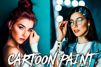 Cartoon Painting  Photoshop Actions