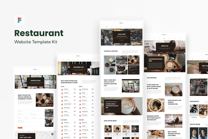 Restaurant Cafe Website Template