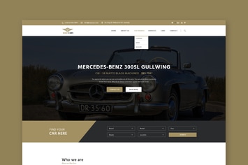 Old Timers PSD Template
