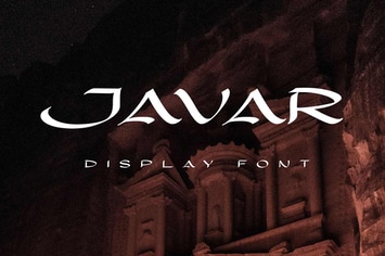 Javar - Display Font