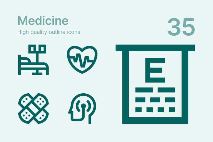 Medicine icons
