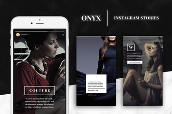 Onyx- Instagram Story Templates
