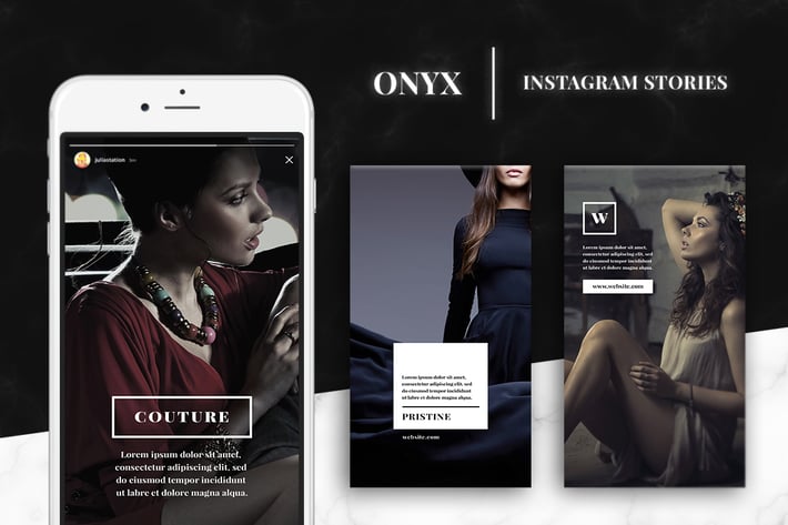 Onyx- Instagram Story Templates