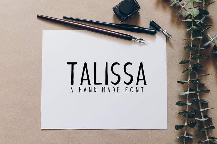 Talissa Handmade Font