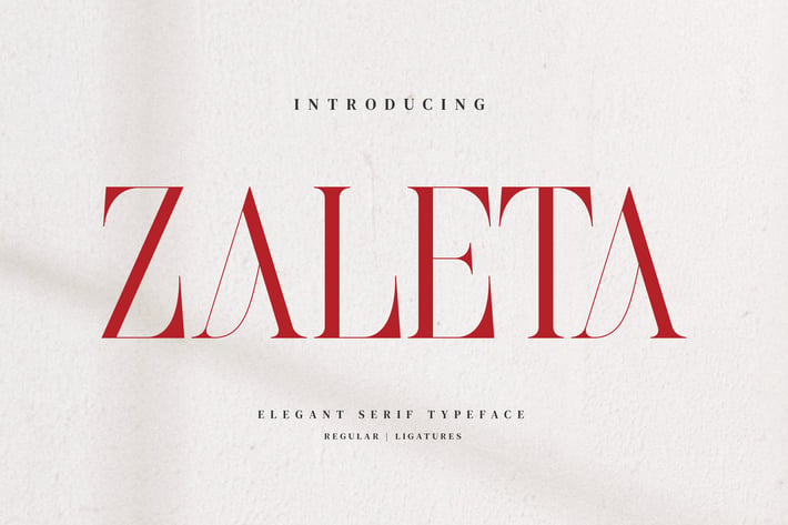 Zaleta Elegant Serif Font