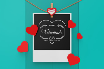 Valentine's Day Mock-Up Template