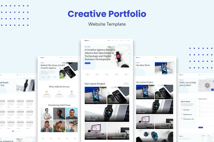 Creative Portfolio Website Template