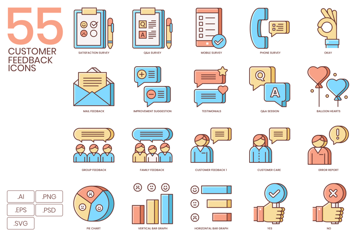 Customer Feedback Icons