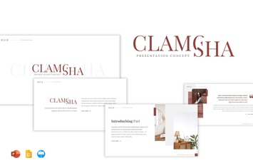 Clamosha - GSLIDE KEY PPTX TEMPLATE