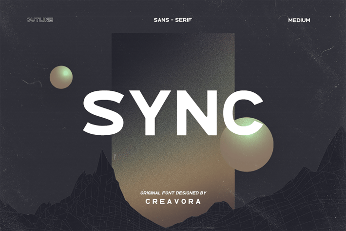 SYNC - Modern Sans Serif Font