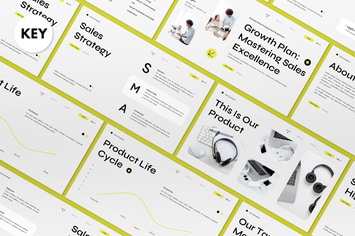 Green Modern Sales Strategy Plan Keynote
