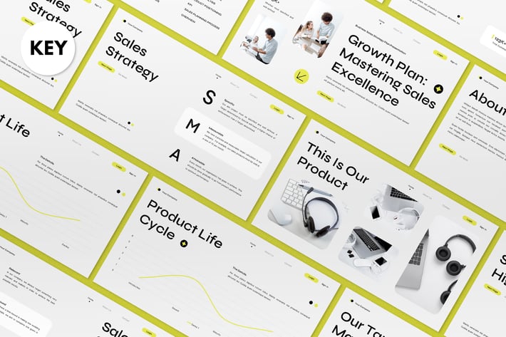 Green Modern Sales Strategy Plan Keynote