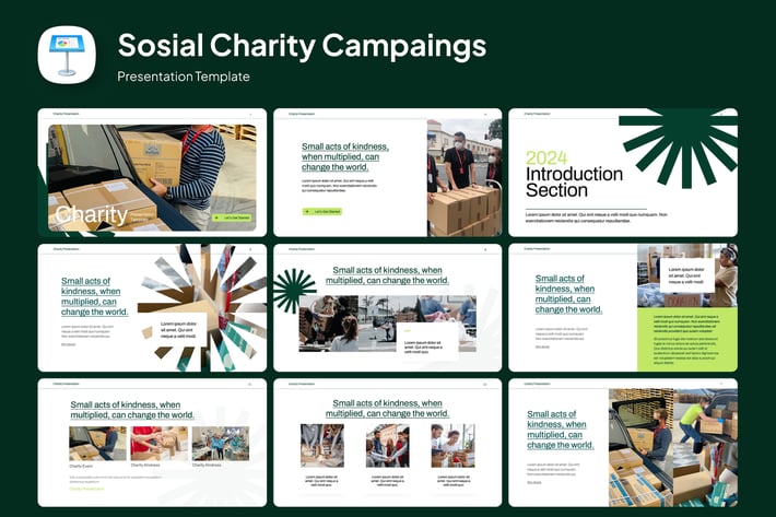 Social Charity Campaigns Keynote