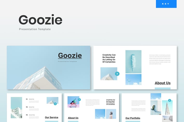 Goozie - Startup Keynote Presentation Template