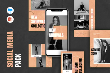 Instagram Powerpoint and Keynote Templates