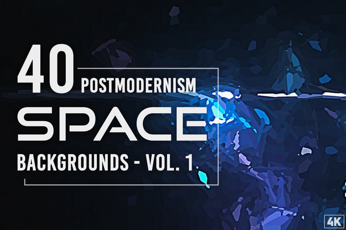 40 Postmodernism Space Backgrounds - Vol. 1