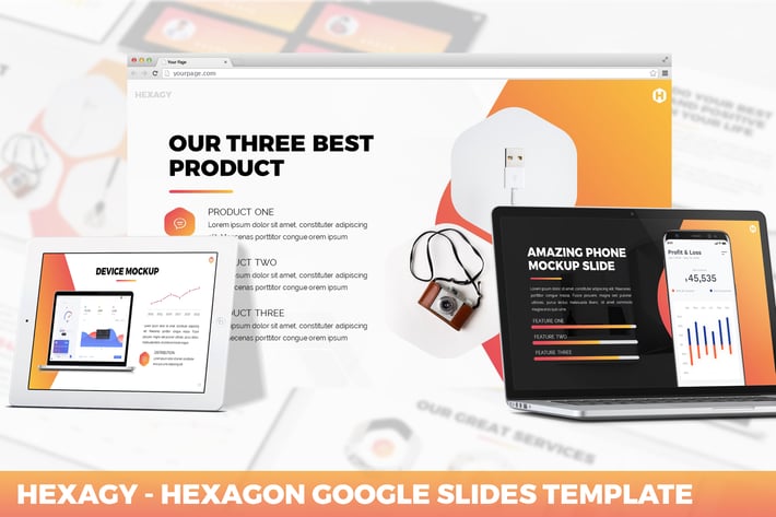 Hexagy - Hexagon Style Google Slides Template