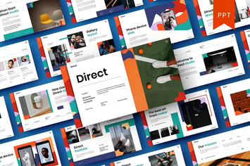 Direct – Business PowerPoint Template