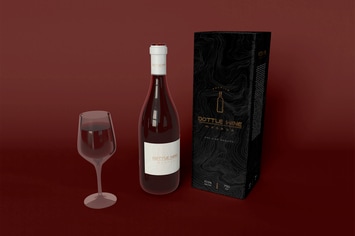 Wine Packaging Mockup