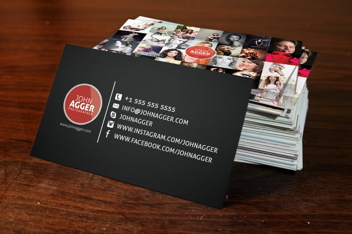 10 Realistic Business Card Mock Up