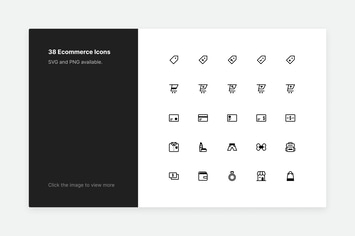 E-commerce Icons - Line style