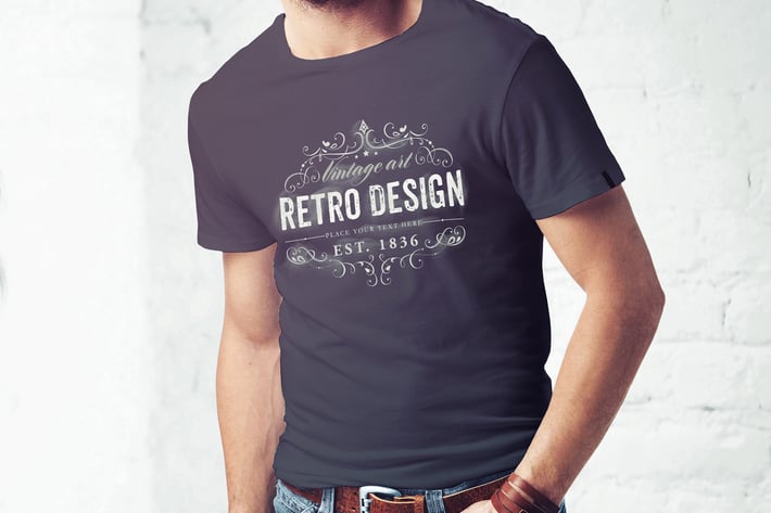 Men T-Shirt Mock-up