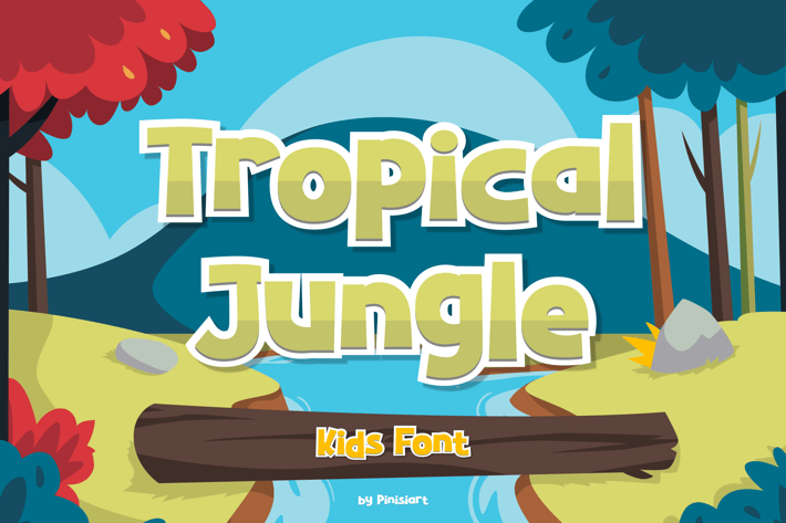 Tropical Jungle – Kids Font