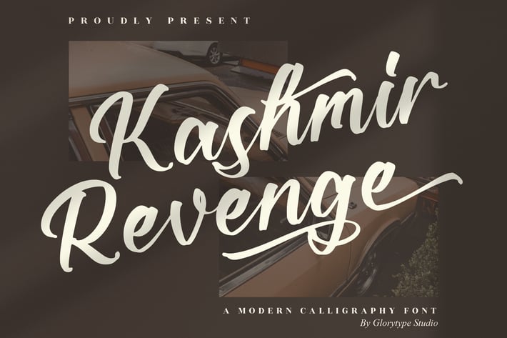 Kashmir Revenge Calligraphy Font
