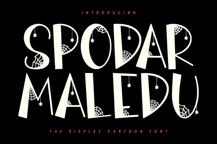 Spodar Maledu Display Cartoon Font