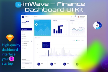 18_Overview. inWave — Finance dashboard UI Kit