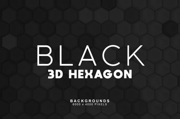 Black Hexagon Backgrounds