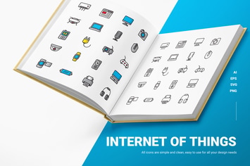 Internet Of Things - Icons