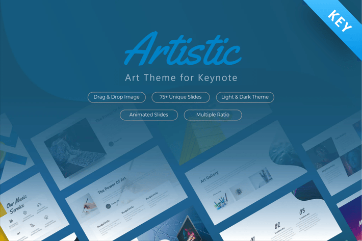 Artistic Keynote Presentation Template