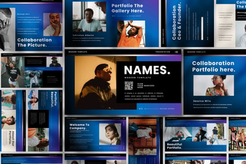 Names - Business Presentation PowerPoint Template