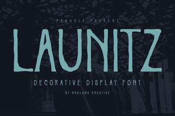 Launitz Decorative Display Font