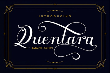 Quentara - Luxuroius Font