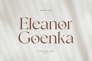 Eleanor Goenka Classic Serif Font