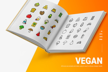 Vegan - Icons