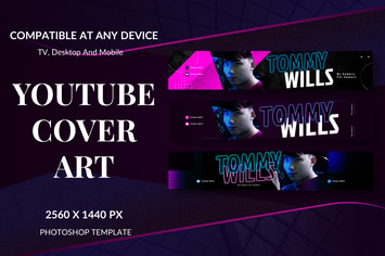 LazerGuy – Youtube Channel Art Header