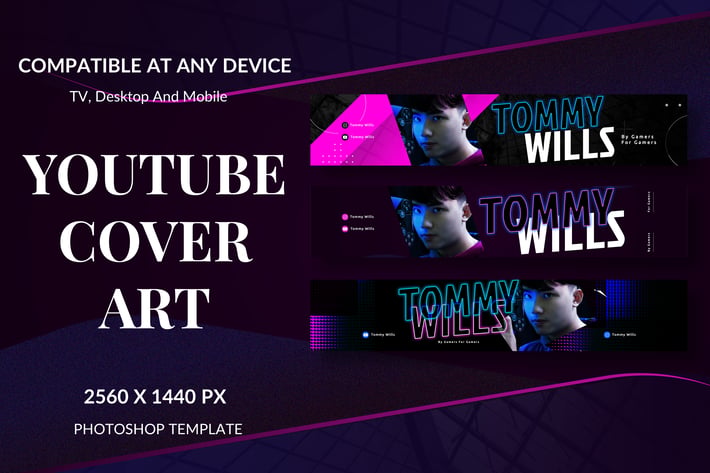 LazerGuy – Youtube Channel Art Header