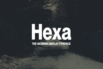 HEXA - Modern Display Typeface