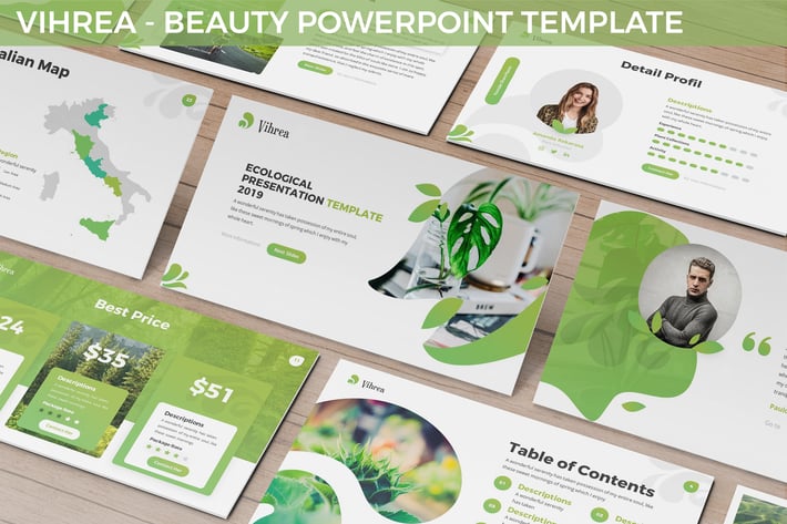 Vihrea - Beauty Powerpoint Template