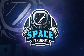 Space Explorer - Mascot & Esport Logo